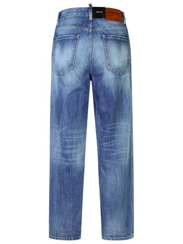 Light Vintage Wash Boston Jeans Blue - DSQUARED2 - BALAAN 4