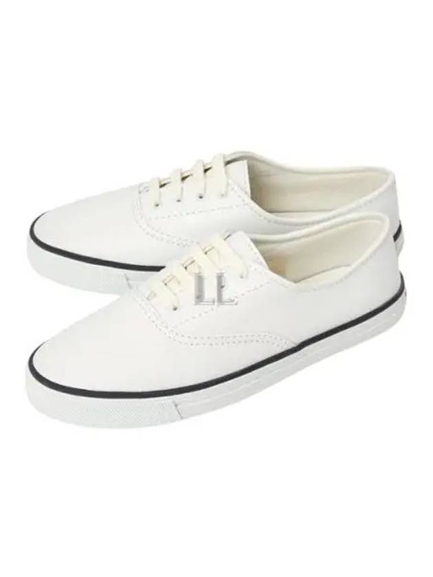 Tandem Leather Low Top Sneakers White - SAINT LAURENT - BALAAN 2