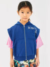 sleeveless hooded zip up vest B224AC059 Italian Kids - BOBO CHOSES - BALAAN 5