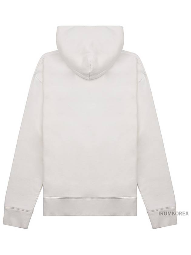 Embroidered Iconic Logo Cotton Hoodie White - AUTRY - BALAAN 3