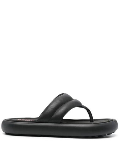 Pelotas Flota Leather Flip Flops Black - CAMPER - BALAAN 1