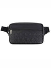 Gancini Leather Belt Bag Black - SALVATORE FERRAGAMO - BALAAN 2