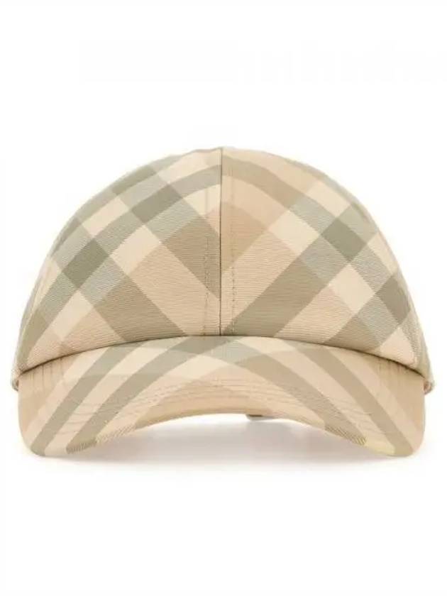 Check Ball Cap Beige - BURBERRY - BALAAN 2