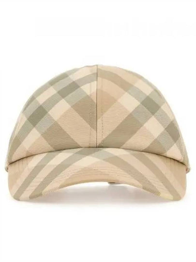 Check Ball Cap Beige - BURBERRY - BALAAN 2