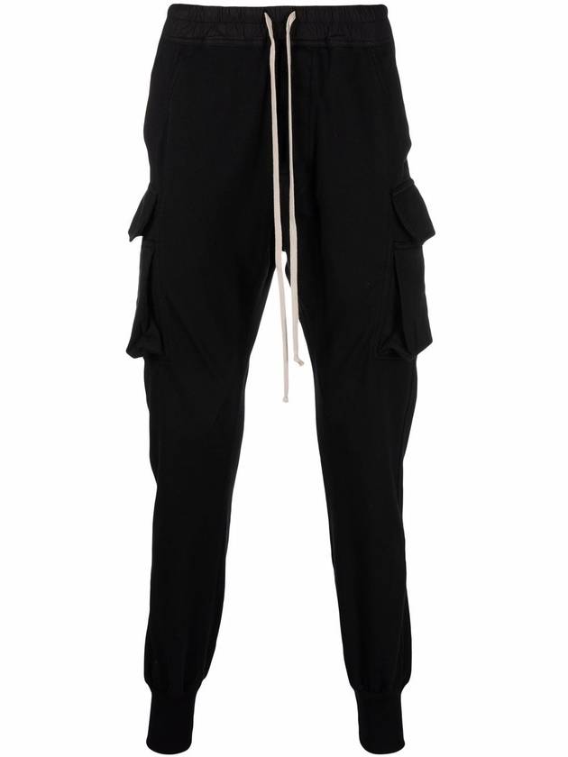 Dark Shadow Mastodon Cut Compact Track Pants Black - RICK OWENS - BALAAN 1