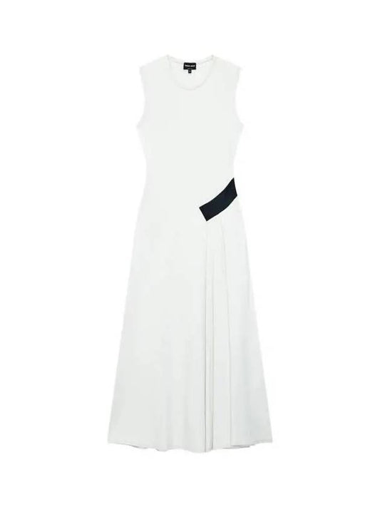 Women s Waist Patch Long Dress Cream 271668 - GIORGIO ARMANI - BALAAN 1