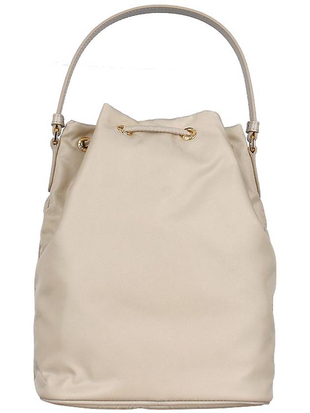 Duet Re-Nylon Bucket Bag Desert Beige - PRADA - BALAAN 6