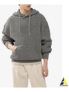 Wool Viscose Hoodie Grey - AMI - BALAAN 2