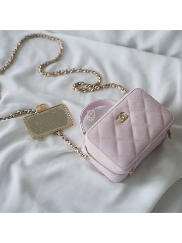 CC Logo Mini Camera Cross Back Light Pink - CHANEL - BALAAN 5