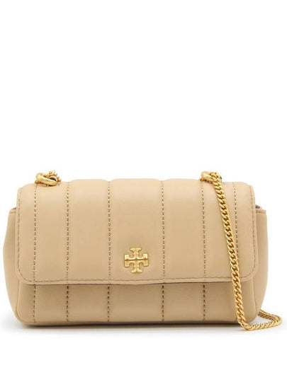 Kira Flap Mini Shoulder Bag Beige - TORY BURCH - BALAAN 2