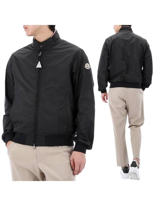 Reppe Rain Zip-Up Jacket Black - MONCLER - BALAAN 2