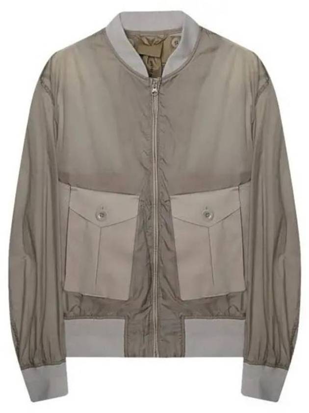 Flight Combo Zip-up Jacket Grey - TEN C - BALAAN 2