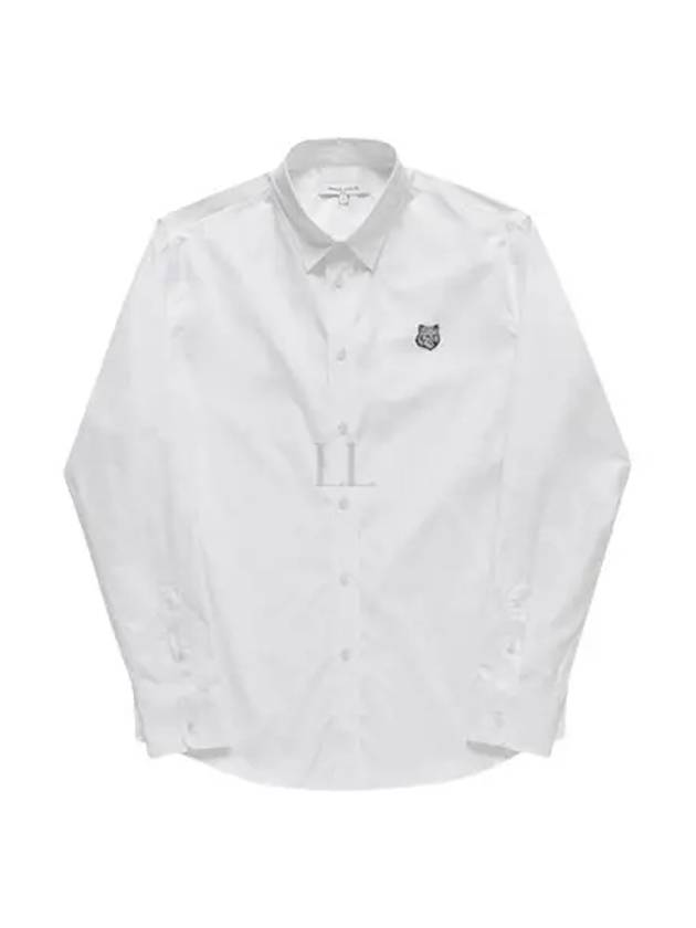 Bold Fox Head Long Sleeve Shirt White - MAISON KITSUNE - BALAAN 2