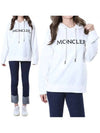 Embroidered logo hooded top white - MONCLER - BALAAN 2