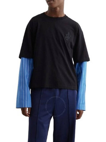 JW Anderson Anchor Layered Sleeve T-Shirt, Size Large - JW ANDERSON - BALAAN 1