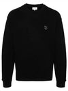 Bold Fox Head Cotton Sweatshirt Black - MAISON KITSUNE - BALAAN 2