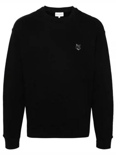 Bold Fox Head Cotton Sweatshirt Black - MAISON KITSUNE - BALAAN 2