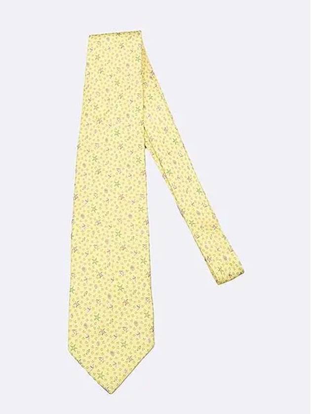 Ferragamo yellow tie fashion accessories - SALVATORE FERRAGAMO - BALAAN 1