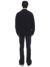 Bold Fox Head Patch Regular Lambswool Cardigan Black - MAISON KITSUNE - BALAAN 6