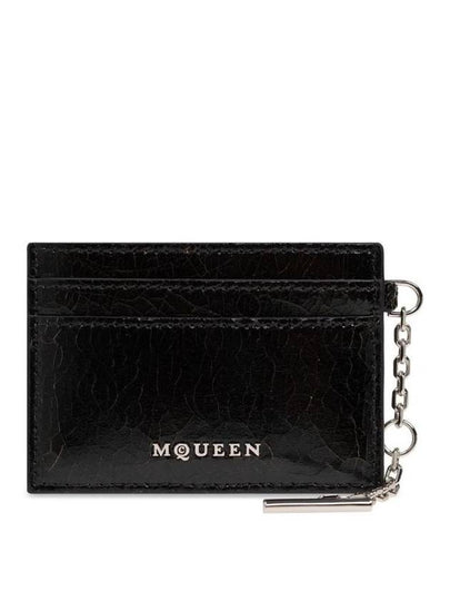 Leather Card Wallet Black - ALEXANDER MCQUEEN - BALAAN 2