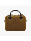 20263587 Dark Tan TIN CLOTH COMPACT briefcase - FILSON - BALAAN 5