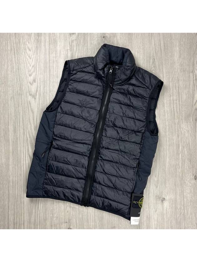 Loom Woven Chambers Recycled Nylon Down TC Vest Navy - STONE ISLAND - BALAAN 2