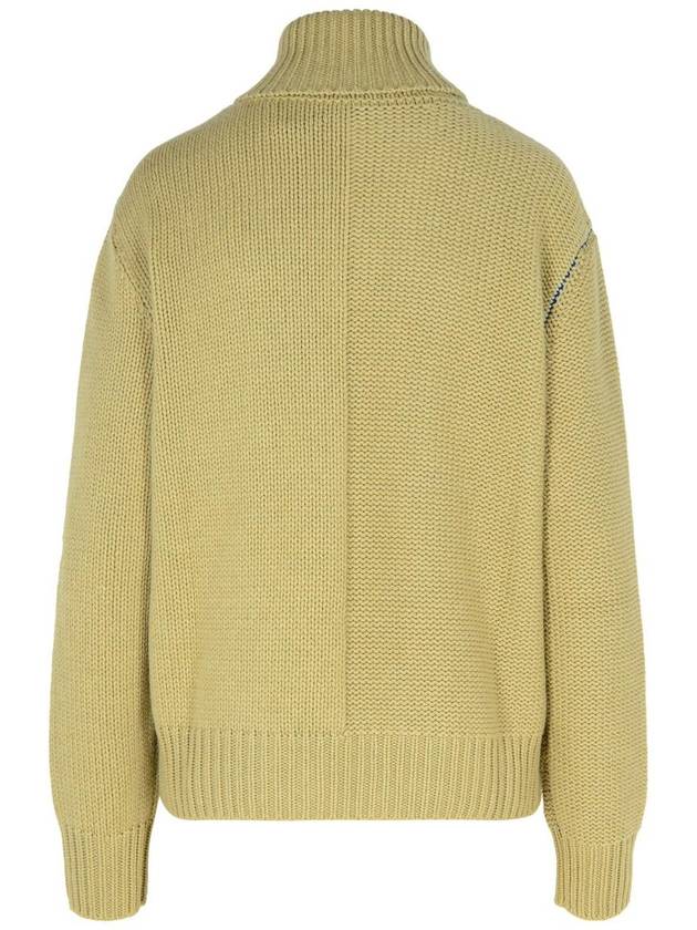 EKD Roll Neck Cashmere Knit Top Hunter - BURBERRY - BALAAN 4