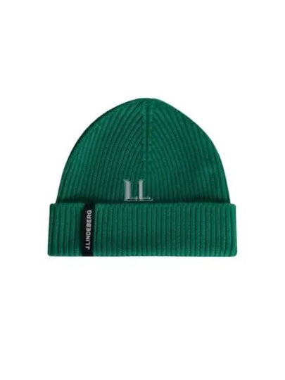 Men's Juan Merino Beanie Ultramarine Green - J.LINDEBERG - BALAAN 2