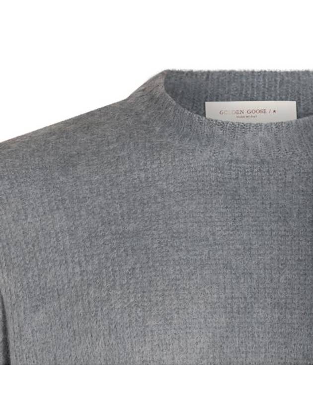 Mohair Jumper Knit Top Powder Blue - GOLDEN GOOSE - BALAAN 6