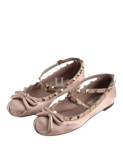 Rockstud Ballerina Pink - VALENTINO - BALAAN 2