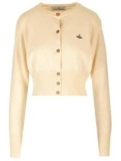 Bea Crop Cardigan Off White - VIVIENNE WESTWOOD - BALAAN 2