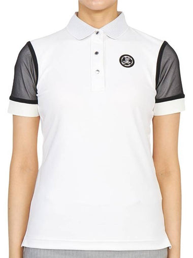 Golf Espoir MLW 3A AP03 WHITE Women s Collar Short Sleeve T Shirt Comfortable Fit - MARK & LONA - BALAAN 1