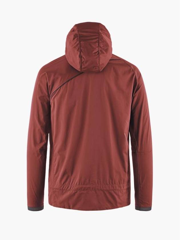 Men's Nal Hooded Windbreaker Madder Red - KLATTERMUSEN - BALAAN 3