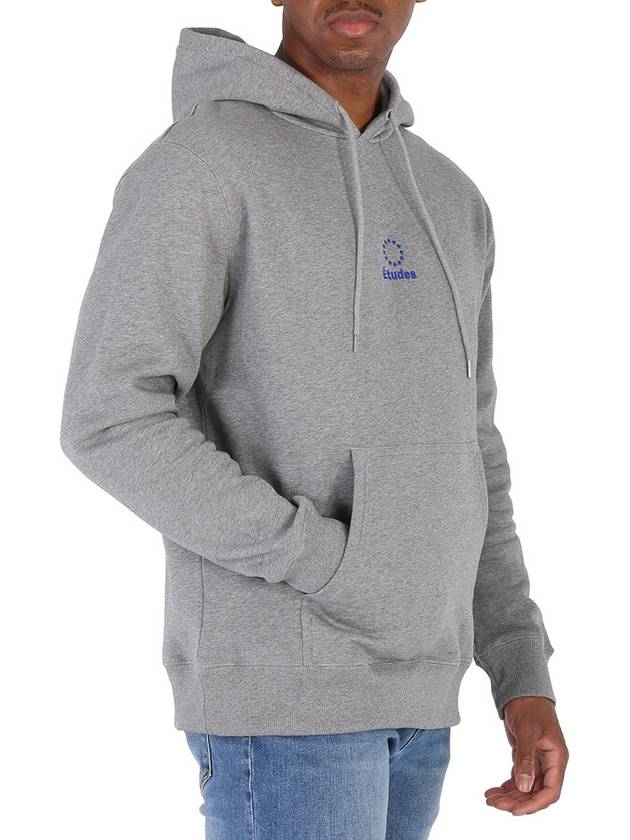 Etudes Men's Heather Grey Klien Logo Hoodie, Size Small - ETUDES - BALAAN 2