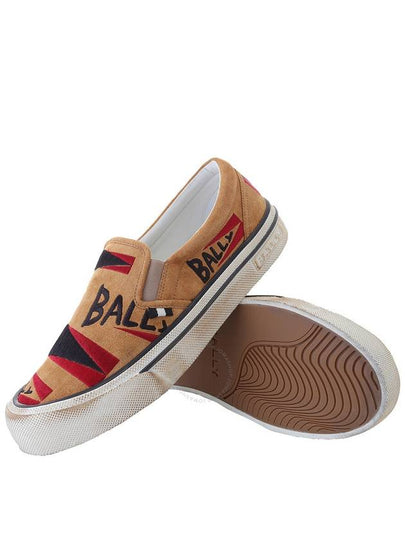 Bally Leory Ric Ana Embroidered Slip On Sneakers Brand Size 40 US Size 7 - BALLY - BALAAN 2