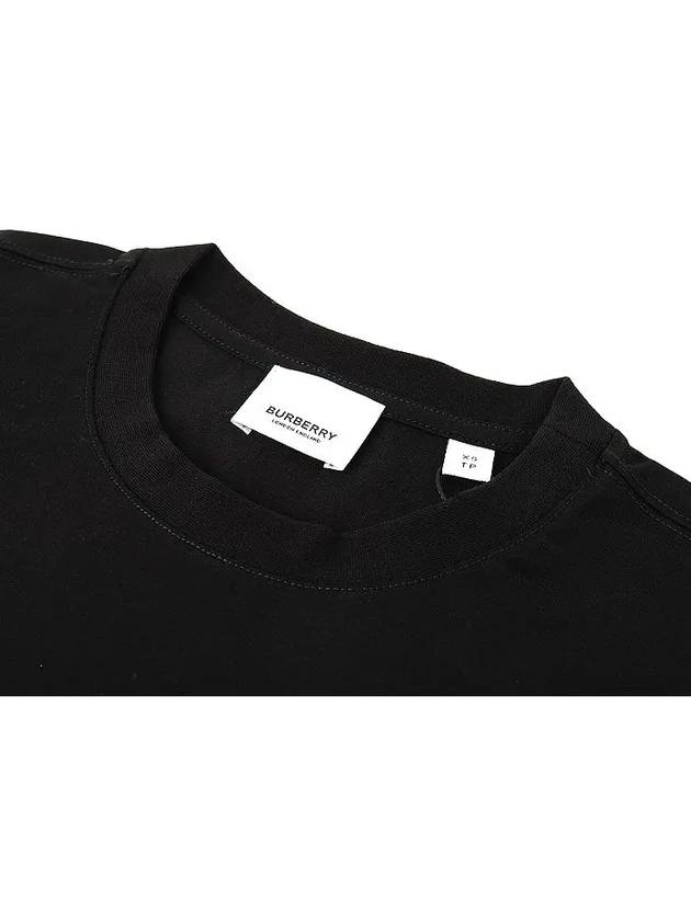 logo short sleeve t-shirt black - BURBERRY - BALAAN 4