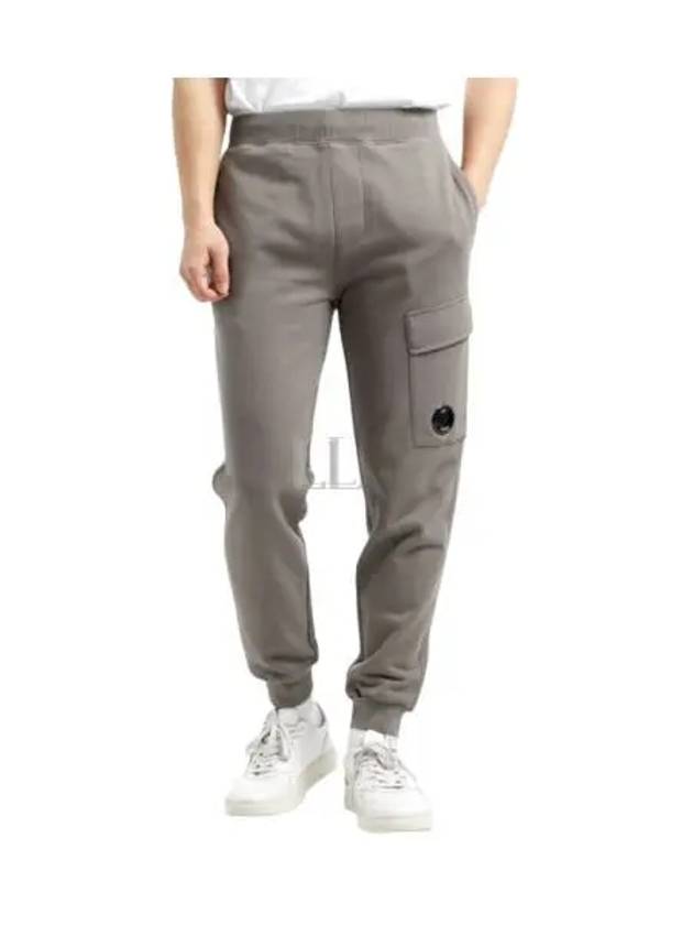 Diagonal Raised Fleece Track Pants Walnut - CP COMPANY - BALAAN 2