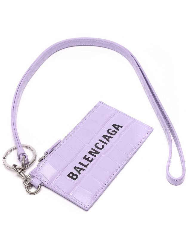 Men's CASH Strap Zipper Card Wallet - BALENCIAGA - BALAAN 5