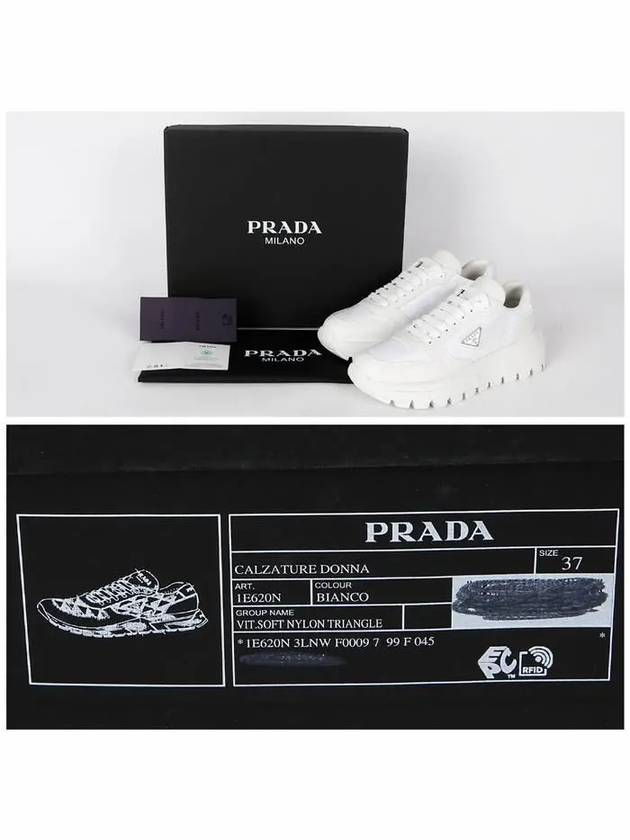 Prax 01 Low Top Sneakers White - PRADA - BALAAN 7