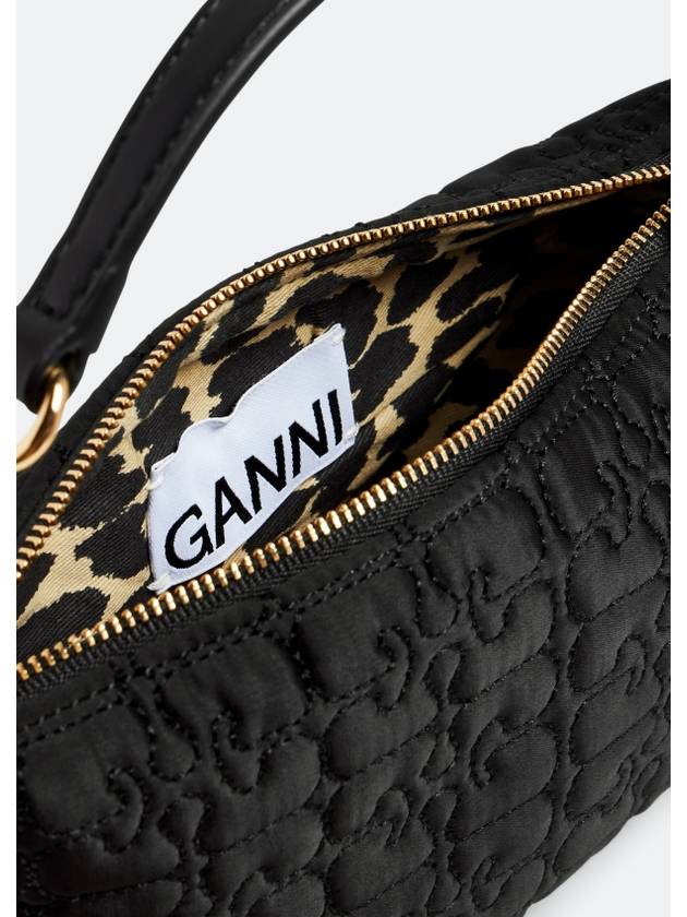 Butterfly Small Shoulder Bag Black - GANNI - BALAAN 4