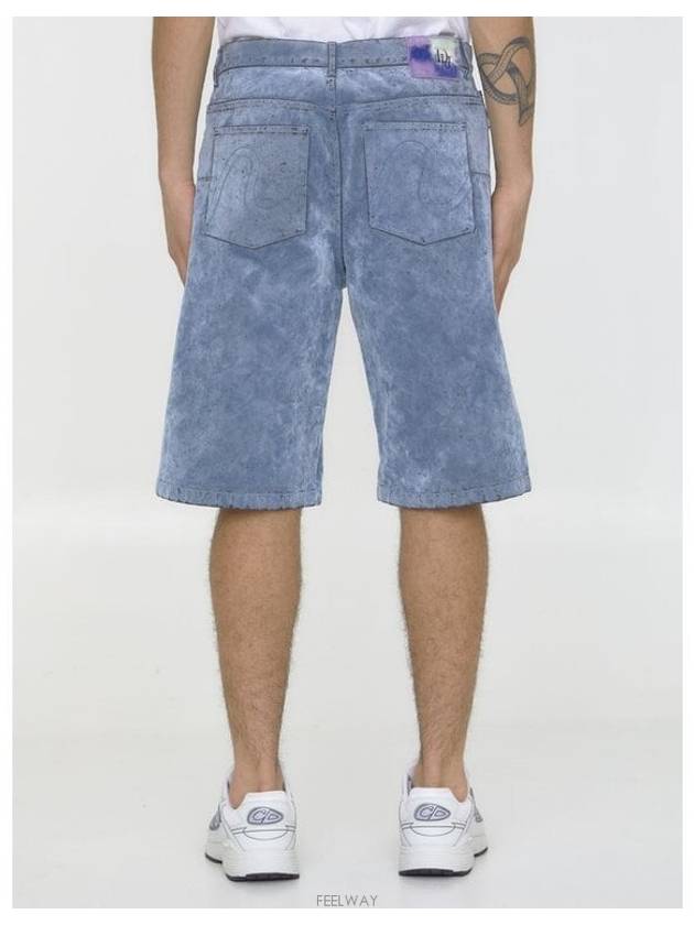 Denim Bermuda Shorts Blue - DIOR - BALAAN 5