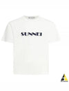 Big Logo Short Sleeve T-Shirt Off White Dark Navy - SUNNEI - BALAAN 2