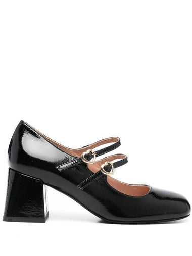 Love Moschino Black Pumps With Straps - MOSCHINO - BALAAN 1