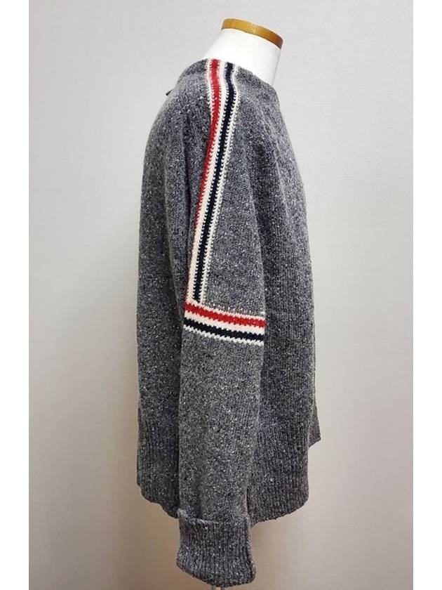 Intrasia striped mohair knit 4 - THOM BROWNE - BALAAN 5