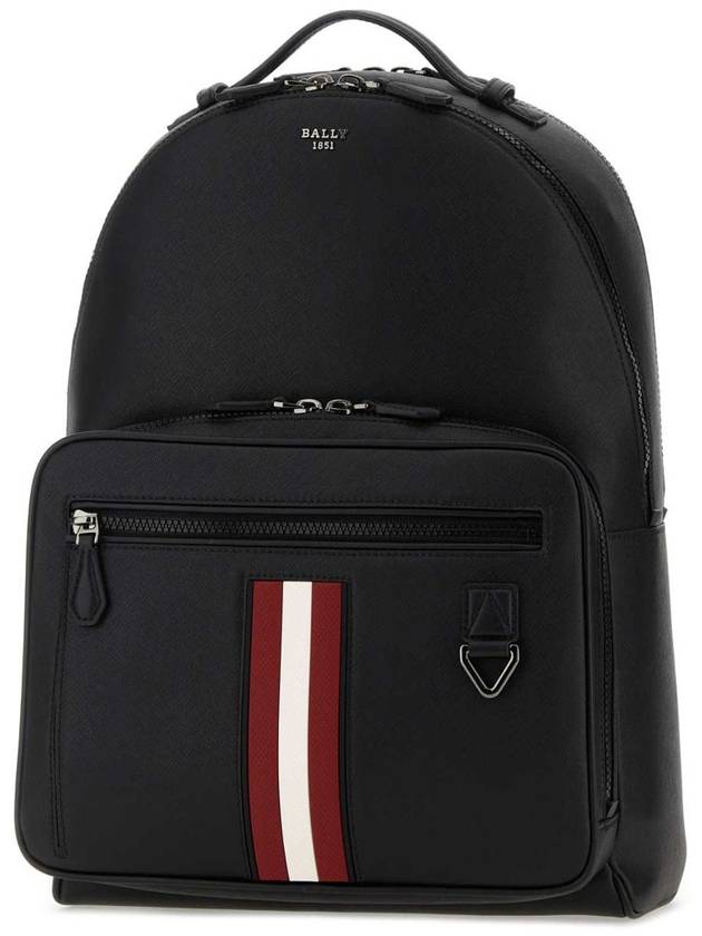 Maverick MAVRICK leather backpack black - BALLY - BALAAN 3