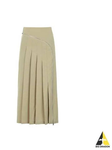 Women s Long Pleated Skirt Beige MRTWWSKR028 WOO004 - SUNNEI - BALAAN 1