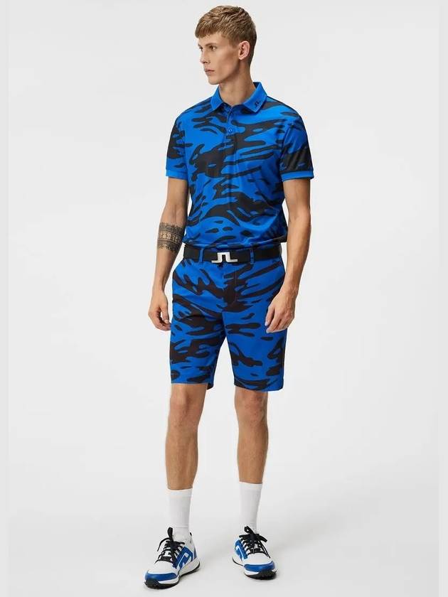 Men s Team Print Shorts Neptune Blue GMPA08935 O496 - J.LINDEBERG - BALAAN 3