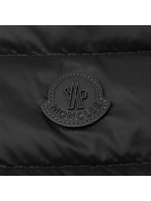 Men's Fleece Zip-Up Padding Black - MONCLER - BALAAN 5