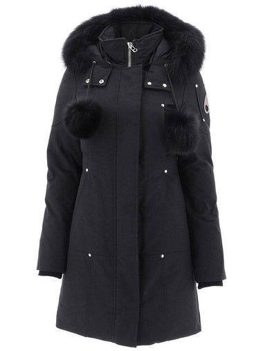 Original Stirling Parka Black Fox Fur Navy - MOOSE KNUCKLES - BALAAN 1