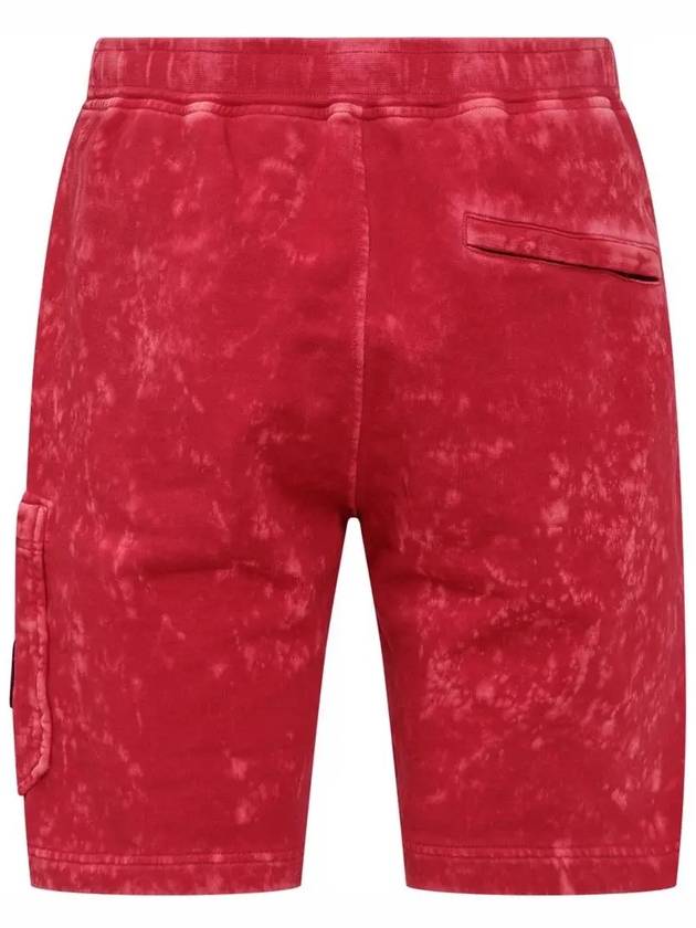 Waffen Patch Off-Dye Bermuda Shorts Pink - STONE ISLAND - BALAAN 4